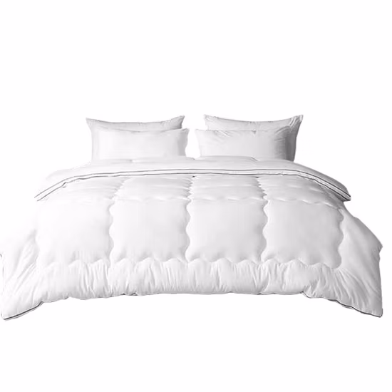 Jaje Custom Großhandel Home Ultraschall King Size konkurrenzfähiger Preis Klimaanlage Luxus Sommer Bio-Baumwolle Polyeste Bettlaken Tagesdecke Set Steppdecke mit Tasche