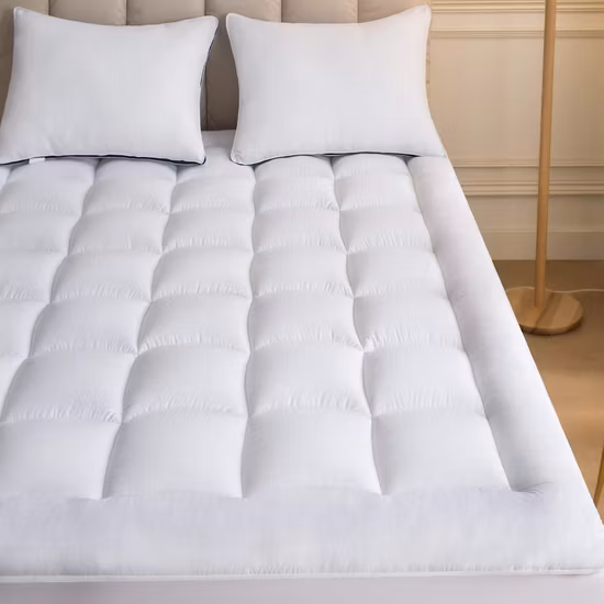 Hotel-Baumwoll-Matratzenauflage, Queen-Size-300tc-Bettmatratzenauflage